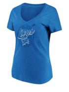 Majestic Detroit Lions Nfl Break Free Cotton Jersey Tee