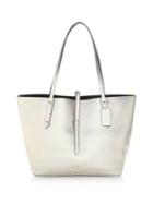 Coach Metallic Leather Market Tote