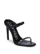 Calvin Klein Dala Embellished Cutout Sandals