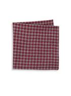 Lord Taylor Checkered Cotton Pocket Square