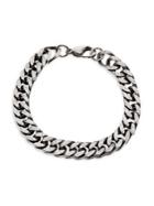 Lord & Taylor Men's Oxidized Stainless Steel Double Curb Chain Bracelet