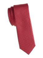 Hugo Boss Wool & Silk Dotted Tie