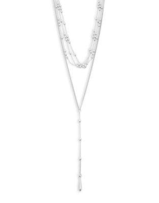 Design Lab Lord & Taylor Beaded Y-necklace