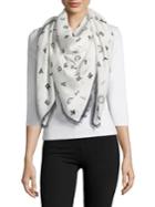 Karl Lagerfeld Paris Alphabet-print Scarf
