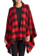 Lauren Ralph Lauren Buffalo Check Cotton-blend Poncho