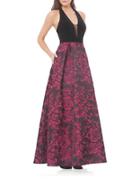 Js Collections Halter Neck Gown