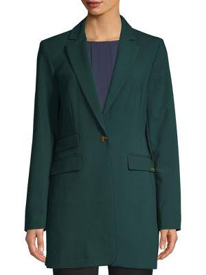 Calvin Klein One-button Long-sleeve Jacket