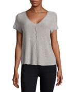 Project Social T Textured Seamed Top
