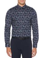 Perry Ellis Stretch Floral Print Button Down Shirt