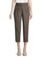 Astr The Label Larsen Houndstooth Cropped Pants