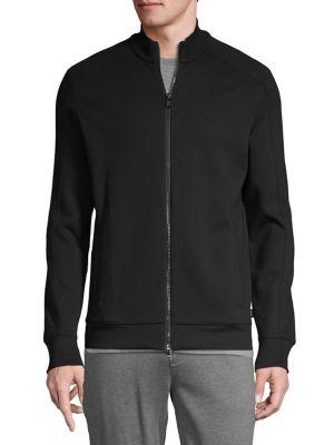 Boss Full-zip Cotton-blend Jacket