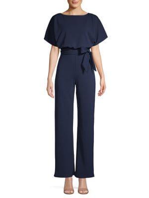 Quiz Belted Palazzo Jumpsuit