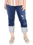 Rachel Rachel Roy Plus Distressed Hi-rise Jeans