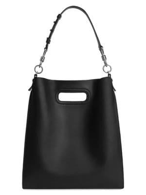 Allsaints Captain Leather Flat Hobo Bag