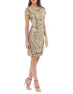 Js Collections Soutache Sheath Dress