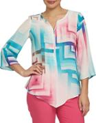 Chaus Electric Sunset Ombre Prism Top