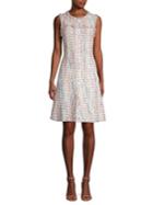 Elie Tahari Dean Tweed A-line Dress
