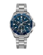 Tag Heuer Aquaracer Brushed Stainless Steel Bracelet Watch, Cay111bba092