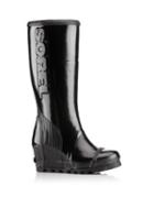 Sorel Joan Rain Wedge Tall Gloss Rain Boots