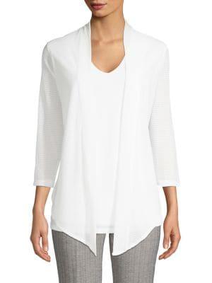 Calvin Klein Shawl Collar Twofer