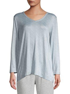 Nuit Rouge Stretch V-neck Top