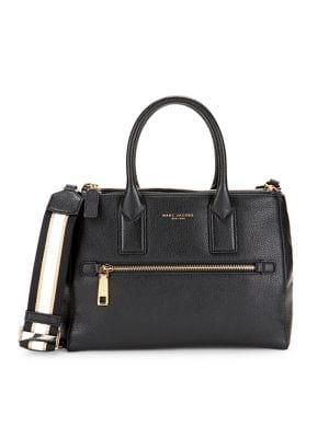 Marc Jacobs Logo Leather Satchel