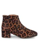 Gentle Souls Ella Leopard-print Faux Fur Booties