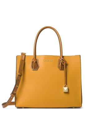 Michael Michael Kors Mercer Large Accordion Leather Tote