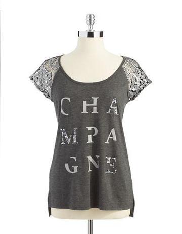 Guess Lace Raglan Tee