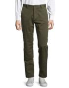 Brooks Brothers Red Fleece Olive Chino Pants