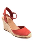 Me Too Bethany Leather Wedge Platform Pumps