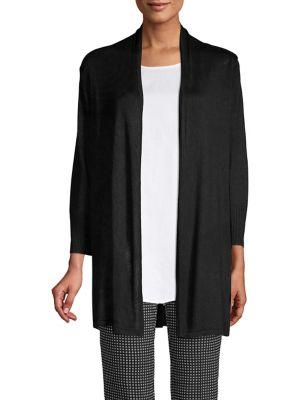 Joan Vass Long Knit Cardigan
