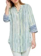 Nic+zoe Petite Network Three-quarter Sleeve Top