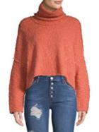 Free People Textured Funnelneck Sweater