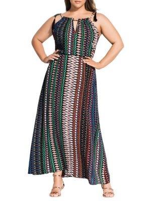 City Chic Plus Seychelles Maxi Dress