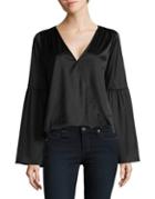 Highline Collective Bell-sleeve Wrap Blouse