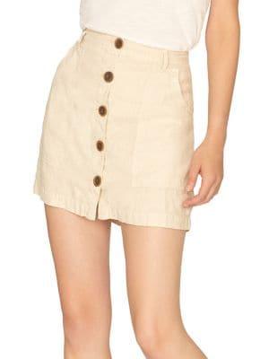 Sanctuary Smart Creation Trail Blazer Linen Utility Skirt