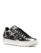 Coach Leather Lace-up Sneakers