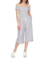 1.state Off-the-shoulder Smocked Jumpsuit