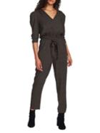 1.state Geometric-print V-neck Jumpsuit