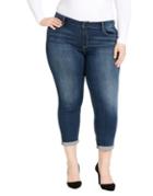 Jessica Simpson Plus Rolled Cuff Jeans
