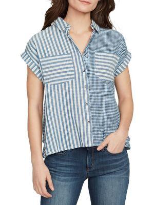 William Rast Kinsley Woven Cotton Top