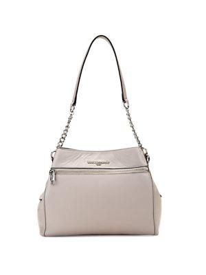 Karl Lagerfeld Paris Bouqet Pebbled Leather Tote Bag