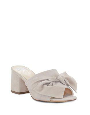 Vince Camuto Sharrey Suede Bow Mules