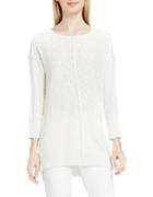 Two By Vince Camuto Exposed Seam Crewneck Pullover