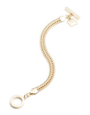 Anne Klein Chain Toggle Bracelet