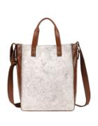Sakroots Printed Leather Tote