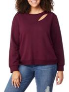 Rebel Wilson X Angels Plus Cutout Raglan Sweatshirt
