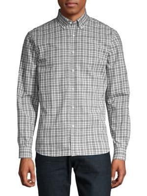 Black Brown Checkered Cotton Shirt