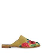 Kenneth Cole New York Roxanne Floral-embroidered Mules